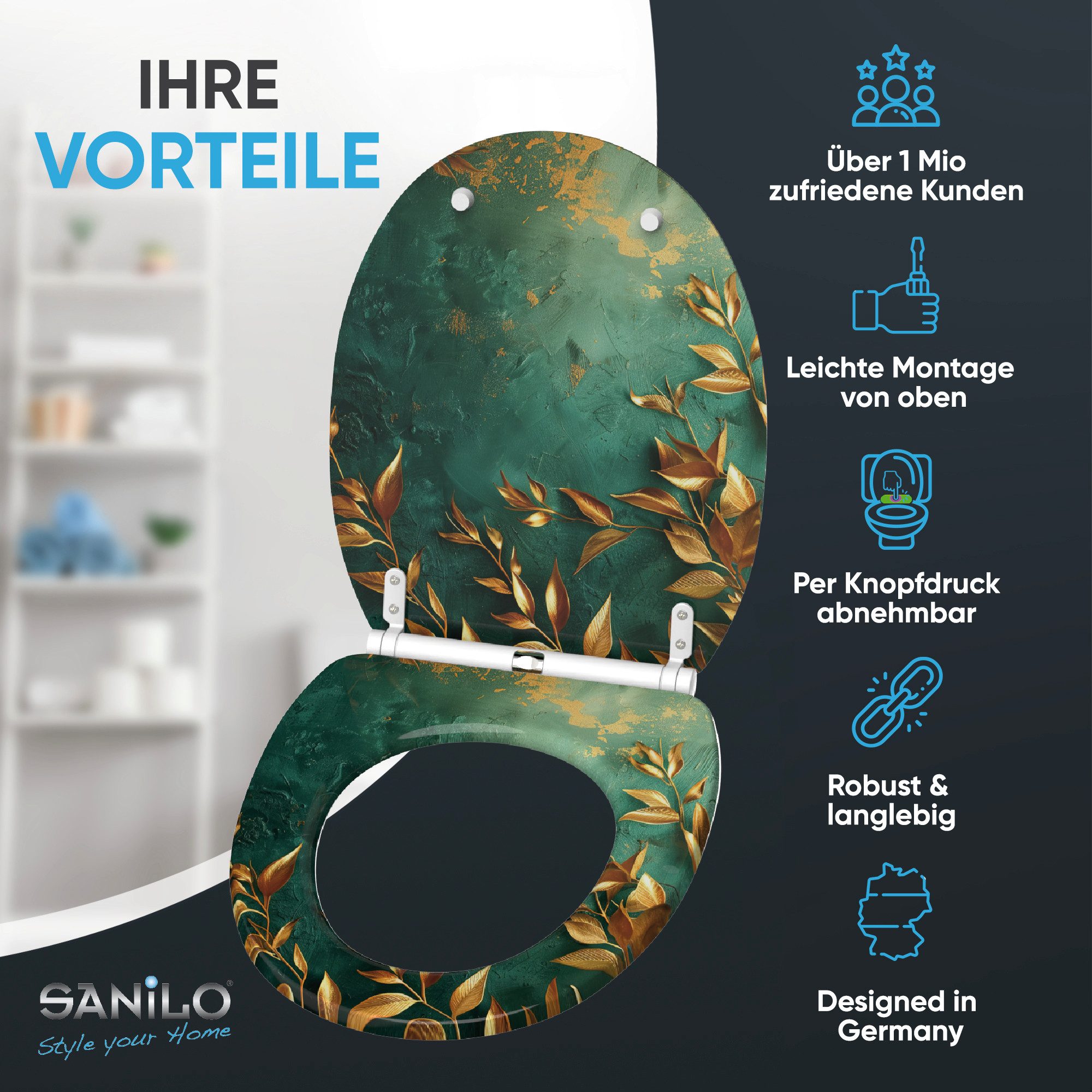 Sanilo WC-Sitz mit Absenkautomatik & Top günstig online kaufen