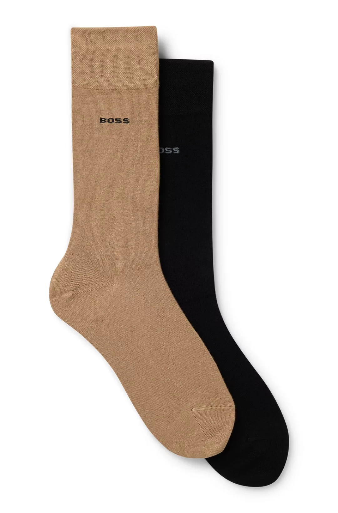 BOSS Businesssocken, (Packung, 2 Paar), mit Strickbündchen günstig online kaufen