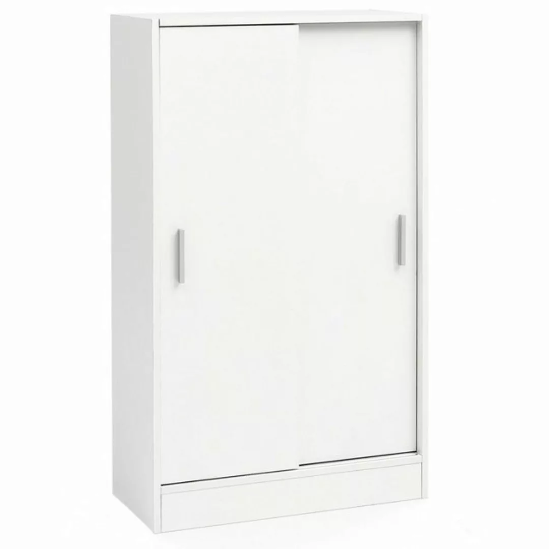 möbelando Aktenschrank Aktenschrank WL5.817 Holz 60 x 107,5 x 28,5 cm Weiß, günstig online kaufen