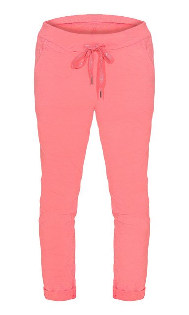 CLEO STYLE Stoffhose Damen Jogginghose 88 Lachs günstig online kaufen