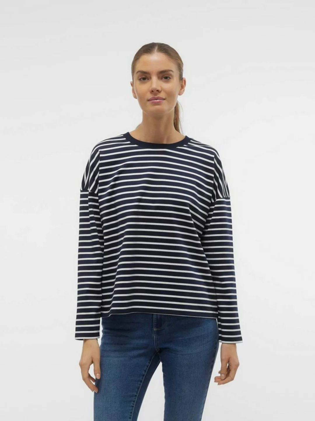 Vero Moda Langarmshirt VMAbby (1-tlg) Plain/ohne Details günstig online kaufen