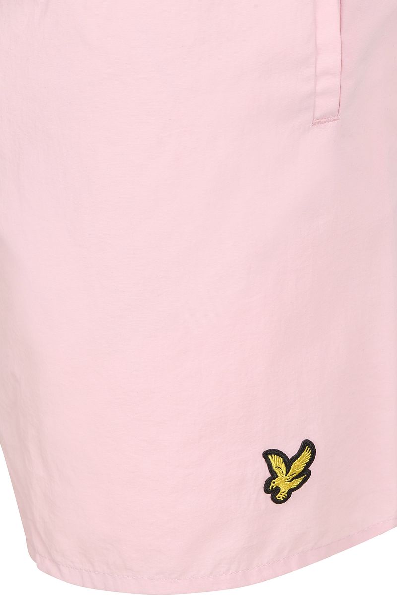 Lyle & Scott Badeshorts Plain Rosa - Größe M günstig online kaufen