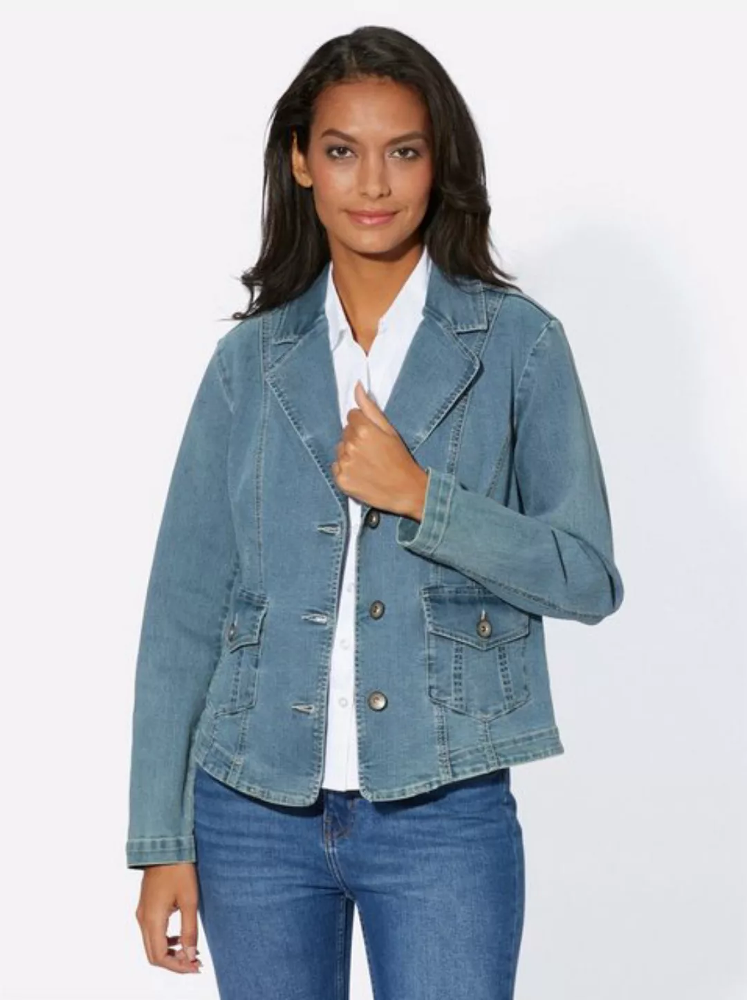 Casual Looks Jeansblazer "Jeans-Blazer" günstig online kaufen