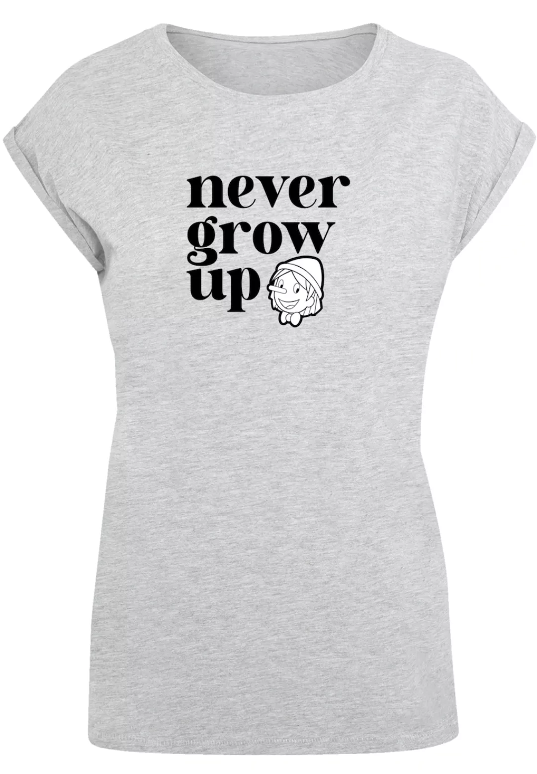 F4NT4STIC T-Shirt "Heroes of Childhood Pinocchio Never Grow Up", Retro, Her günstig online kaufen