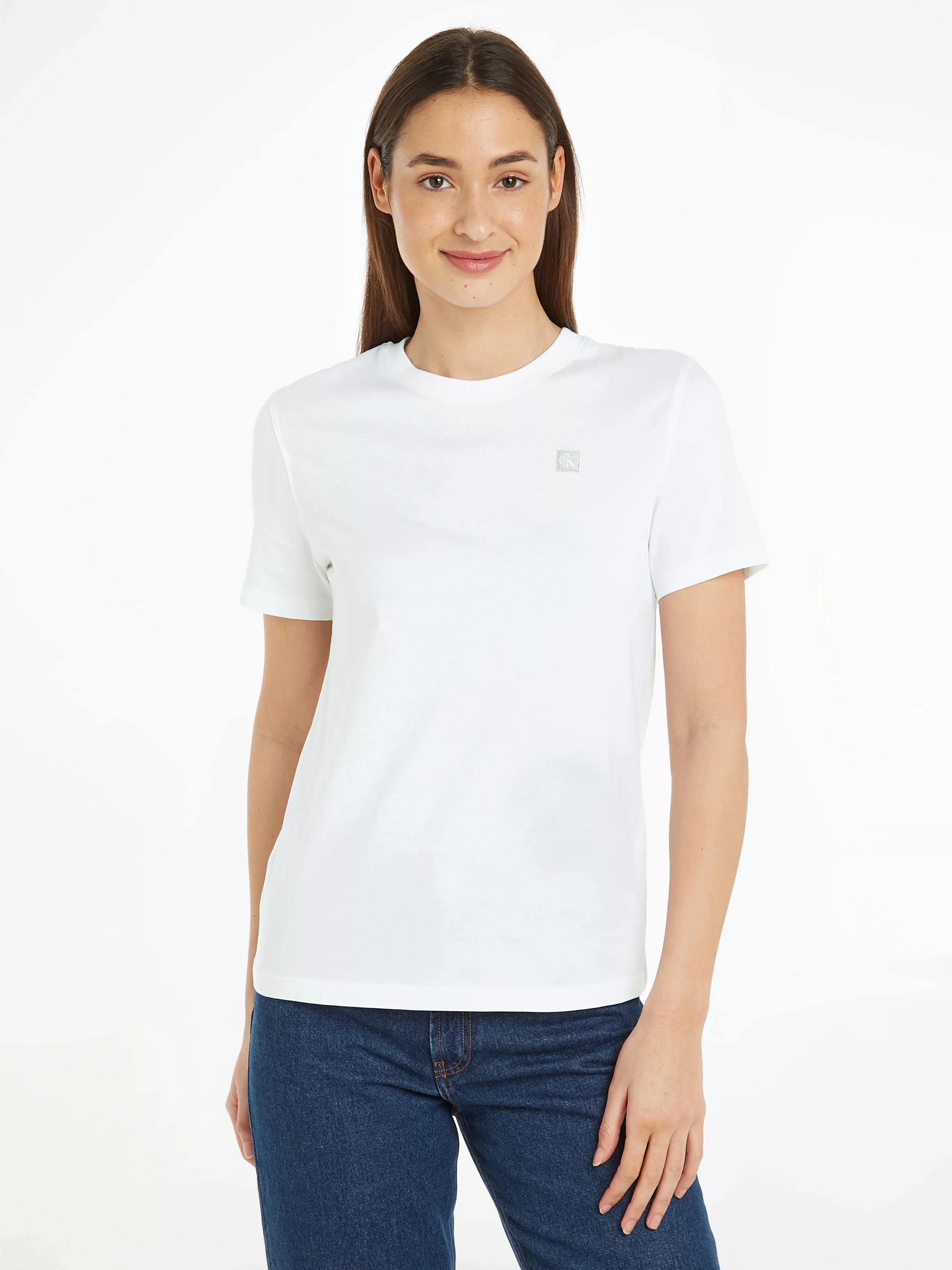 Calvin Klein Jeans T-Shirt "CK EMBRO BADGE REGULAR TEE", mit Logopatch günstig online kaufen