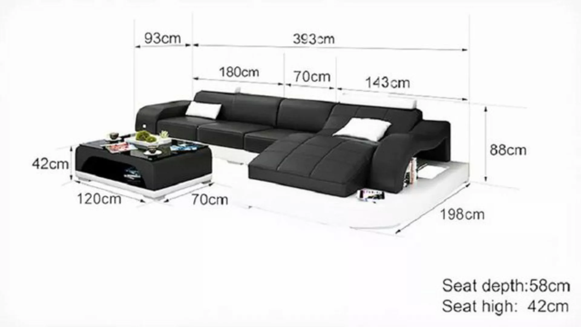 JVmoebel Ecksofa Ecksofa Wohnlandschaft Ledersofa Designer Sofa Couch Polst günstig online kaufen