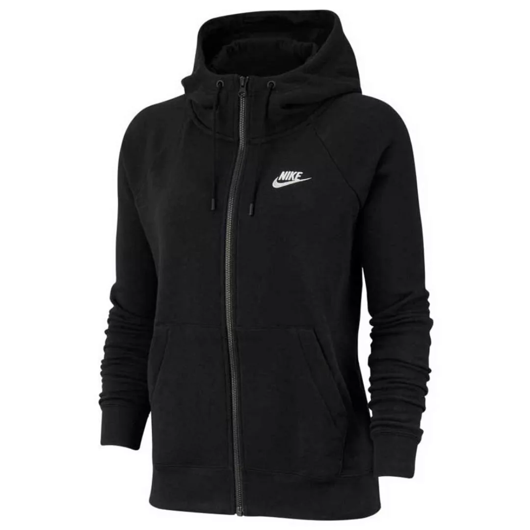 Nike Sportswear Essential Sweatshirt Mit Reißverschluss XS Black / White günstig online kaufen