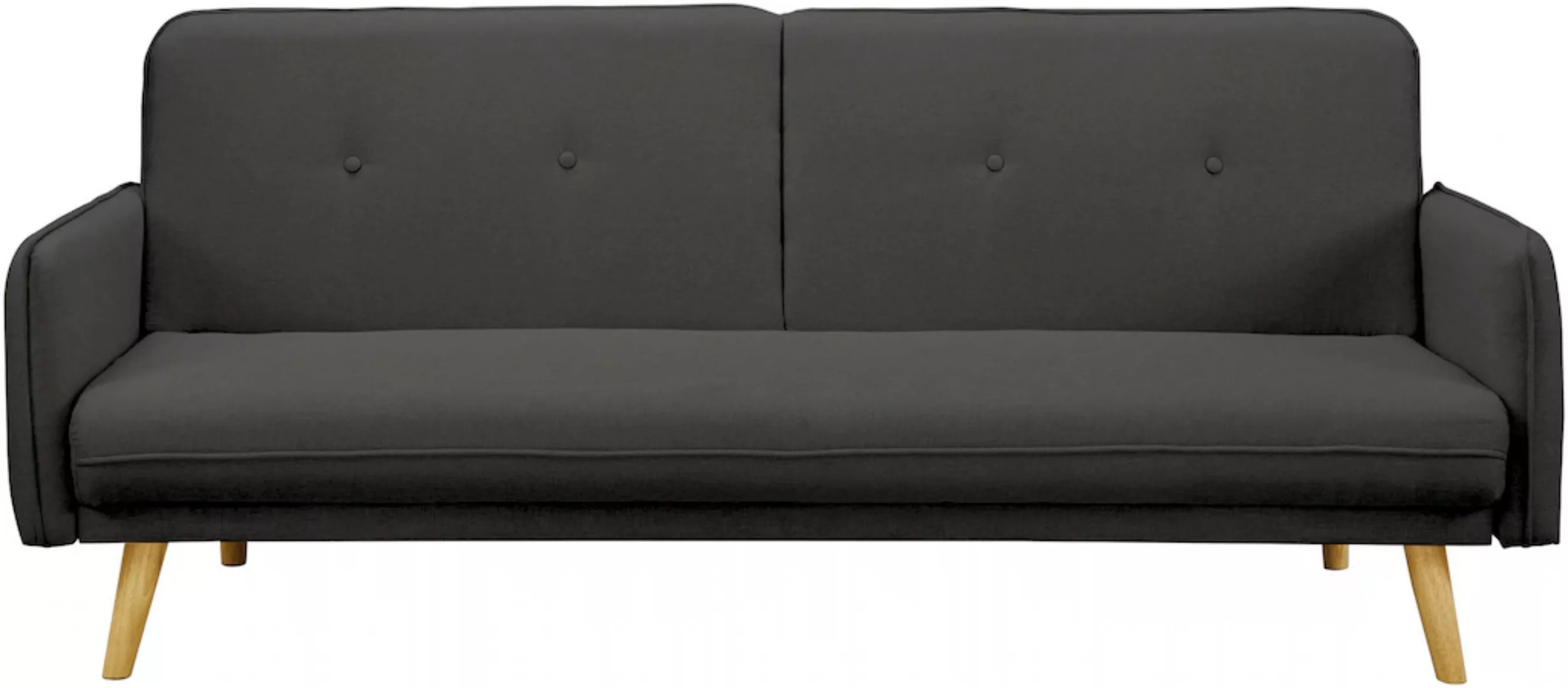 SalesFever Schlafsofa "Linköping, 3-Stizer, Sofa", mit Knopfheftung im Rück günstig online kaufen