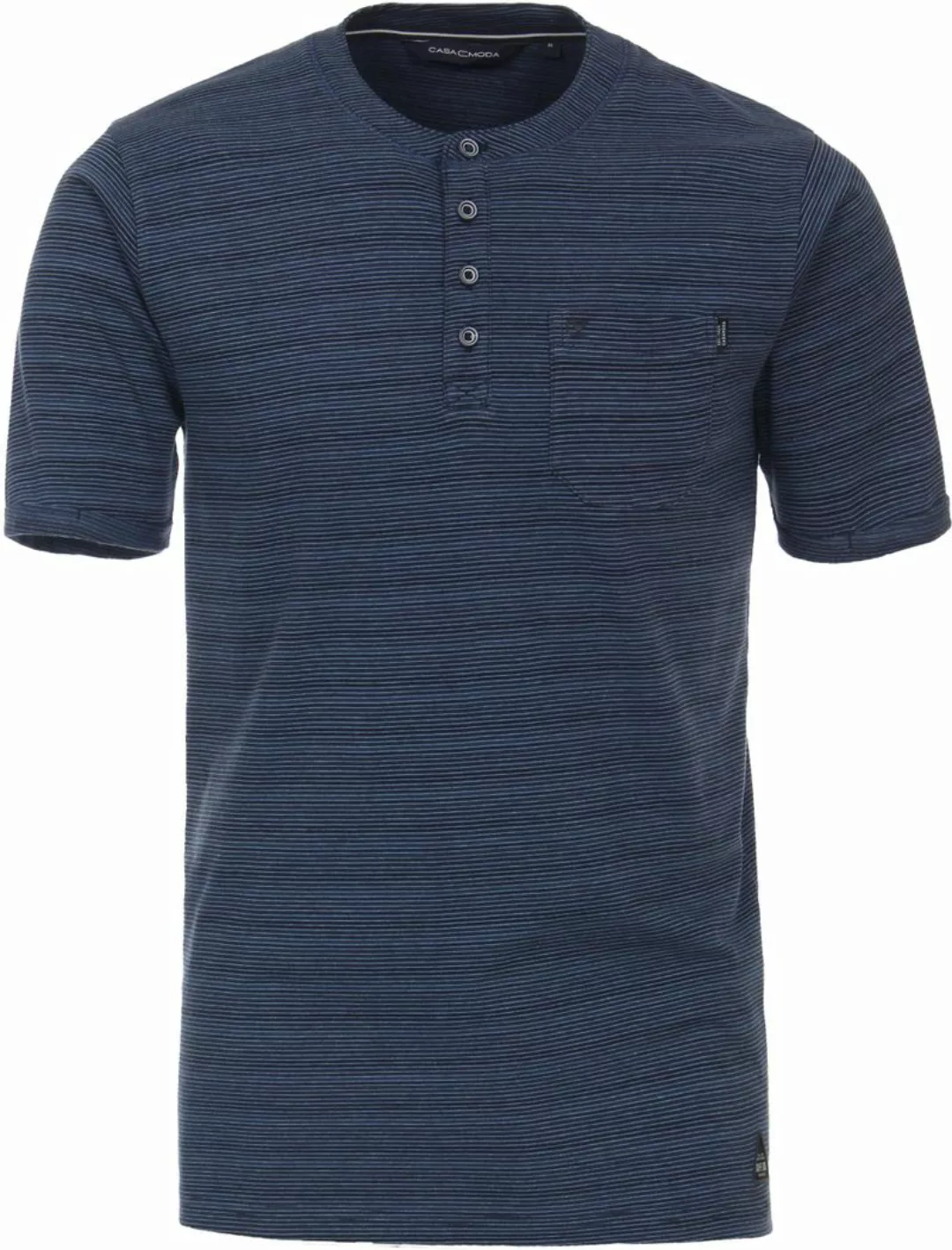 Casa Moda T-Shirt Dunkelblau Streifen - Größe XXL günstig online kaufen