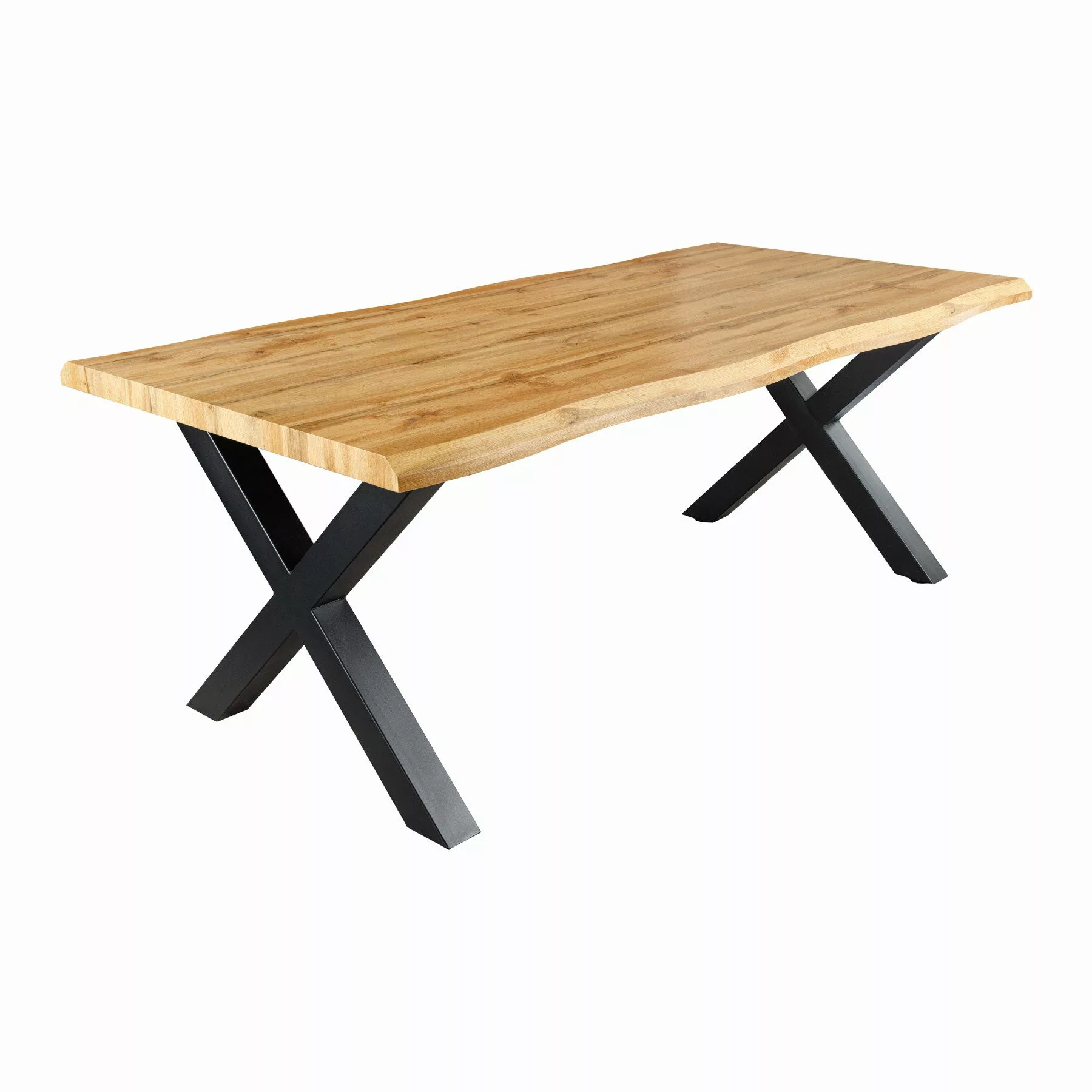riess-ambiente Baumkantentisch WILD 180cm braun / günstig online kaufen