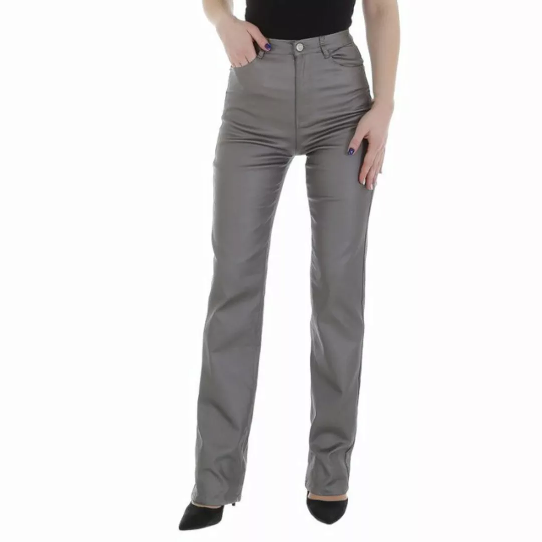Ital-Design Lederimitathose Damen Freizeit (85989809) Stretch Hose in Leder günstig online kaufen