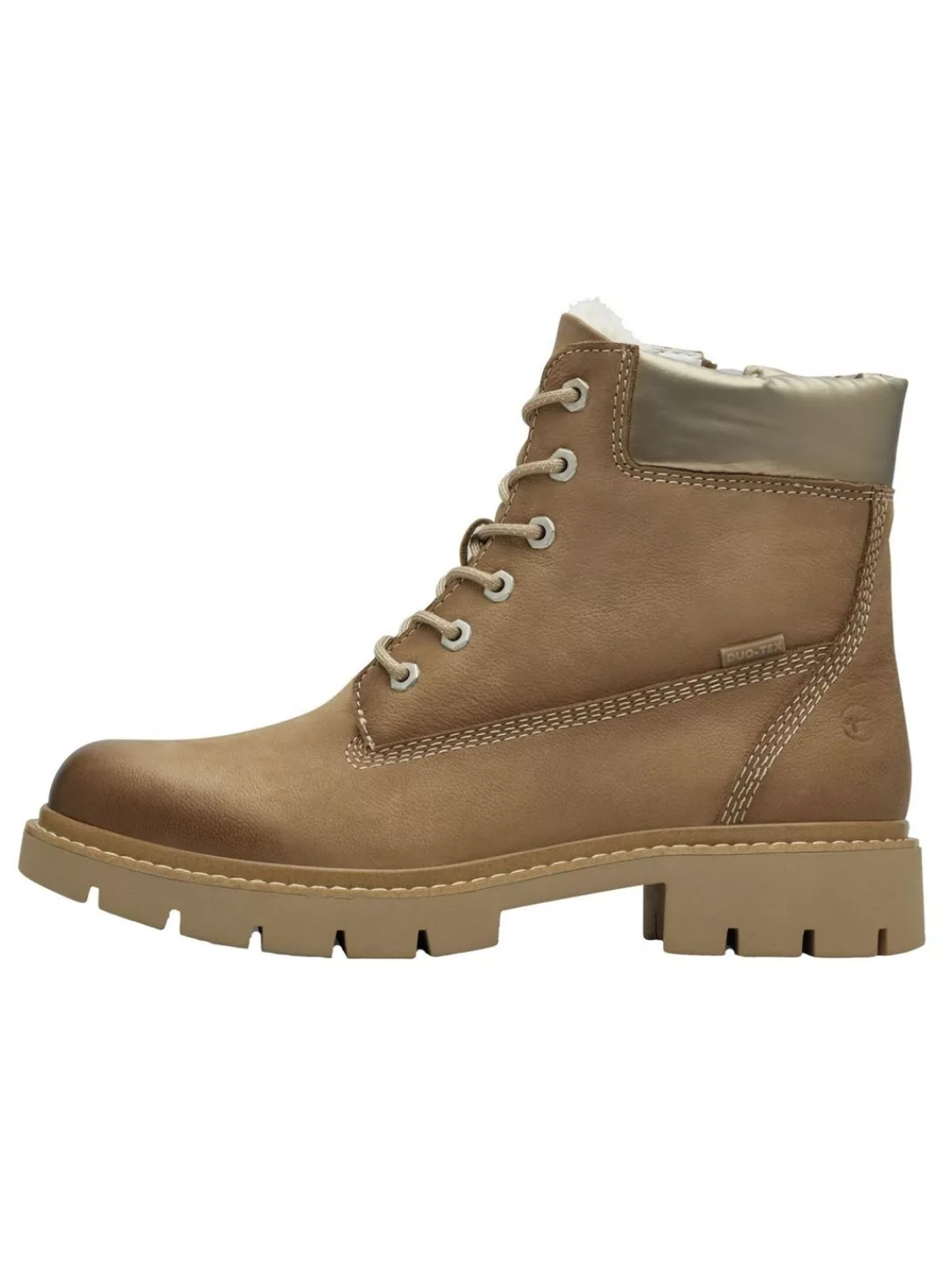 Tamaris Schnürstiefelette "Tamaris Stiefelette Nubukleder/Textil" günstig online kaufen