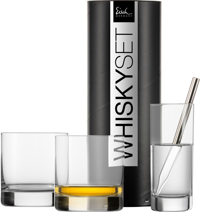 Eisch Germany Whiskyglas »GENTLEMAN«, (Set, 4 tlg., 1 Whisky-Pipette, 2 Whi günstig online kaufen