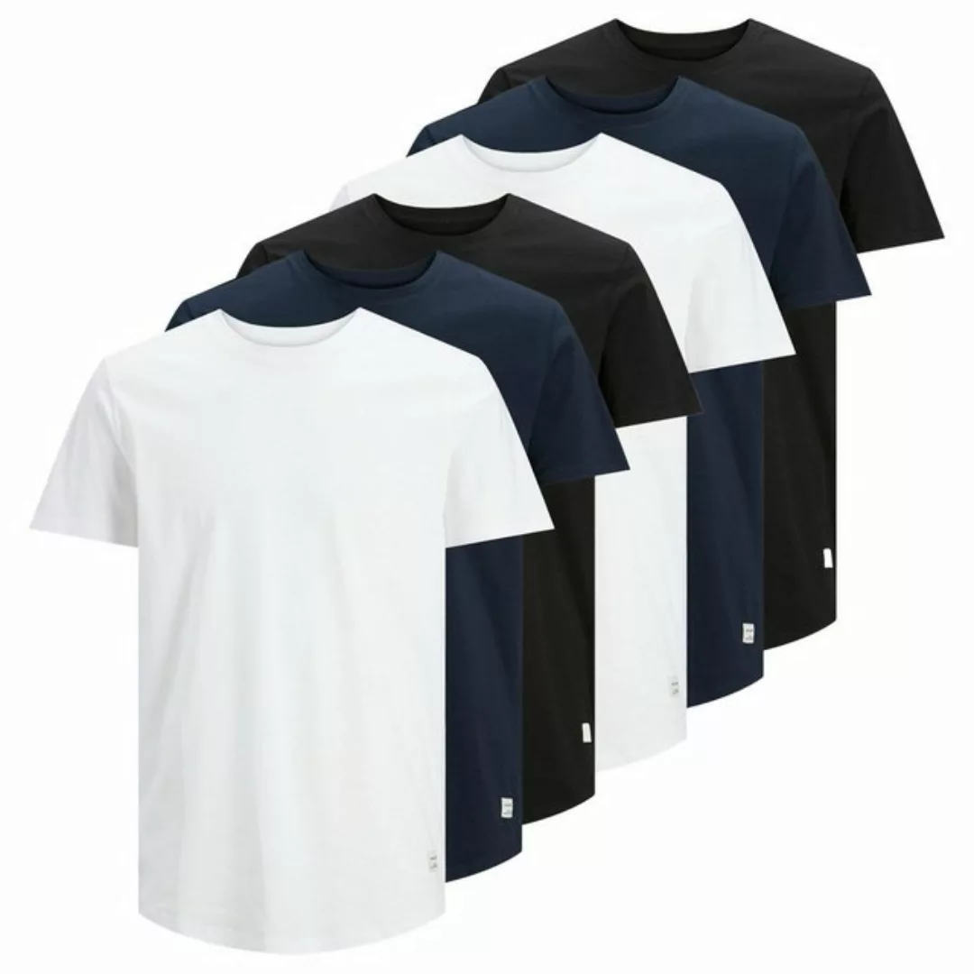 Jack & Jones T-Shirt "T-Shirt JJENOA TEE 6PK 6er Pack" günstig online kaufen