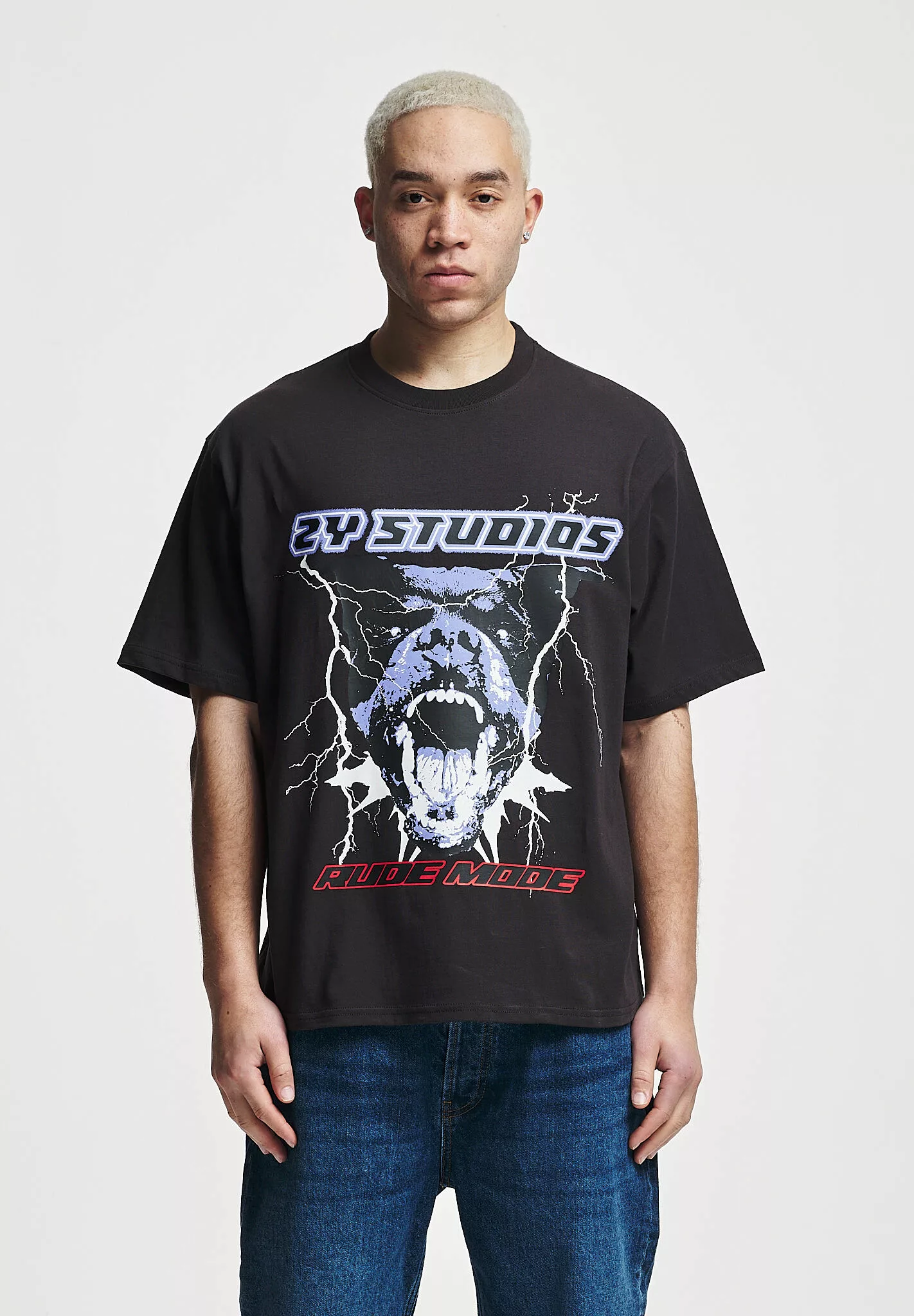 2Y Studios T-Shirt "2Y Studios Herren Rottweiler Oversize Tee" günstig online kaufen