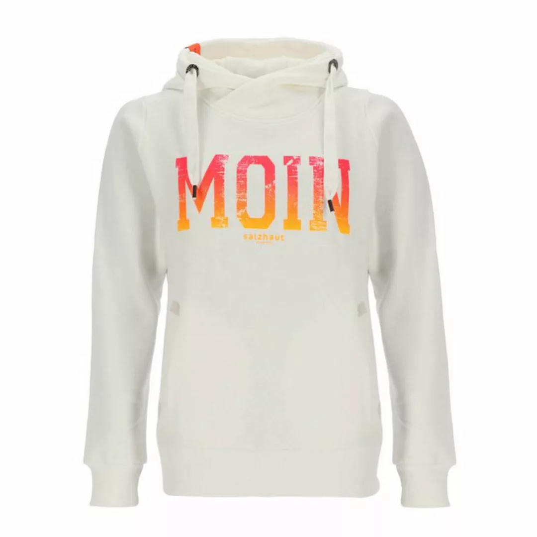 salzhaut Kapuzenpullover Damen Hoodie Sünn mit Moin-Print - Modischer Pullo günstig online kaufen