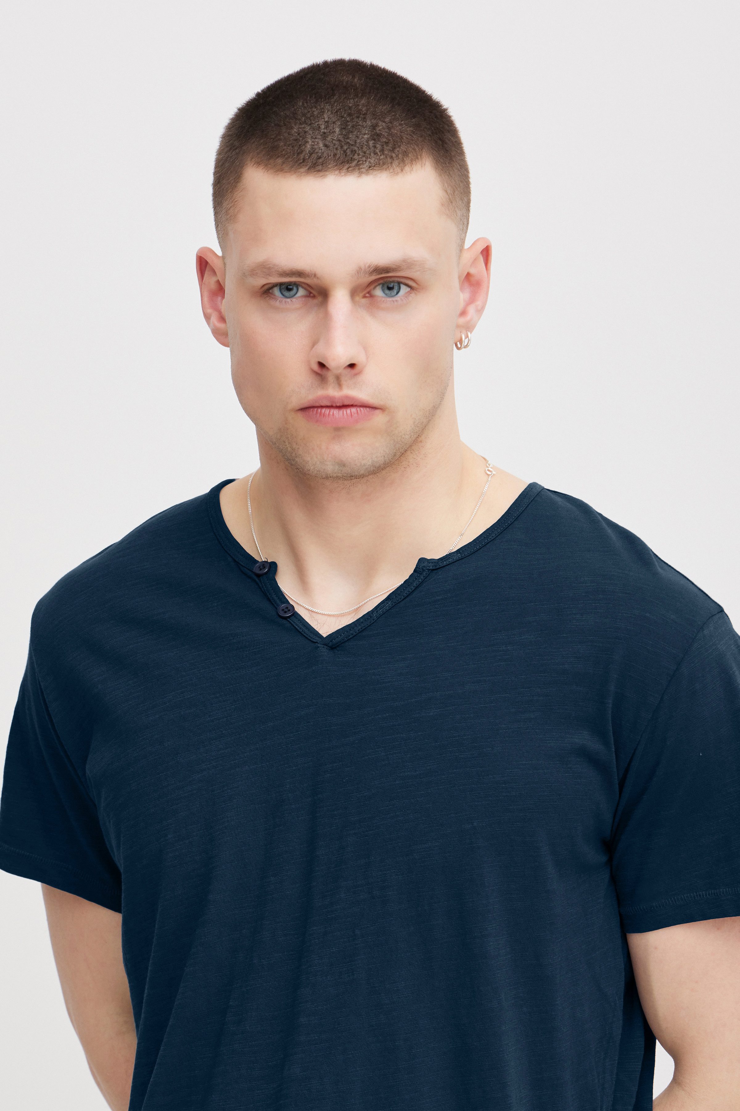 Blend T-Shirt BHAshton split neck tee günstig online kaufen