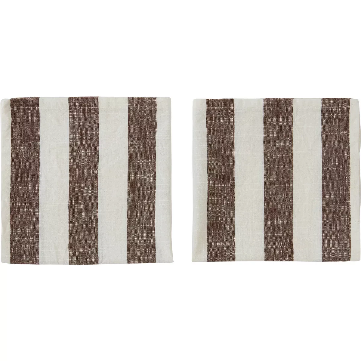 Striped Serviette 45 x 45cm 2er Pack Choko günstig online kaufen