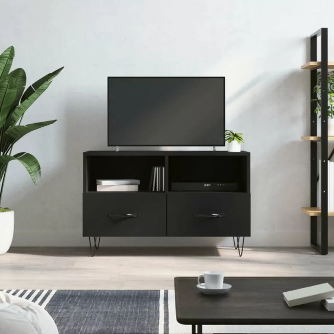 vidaXL TV-Schrank TV-Schrank Schwarz 80x36x50 cm Spanplatte günstig online kaufen