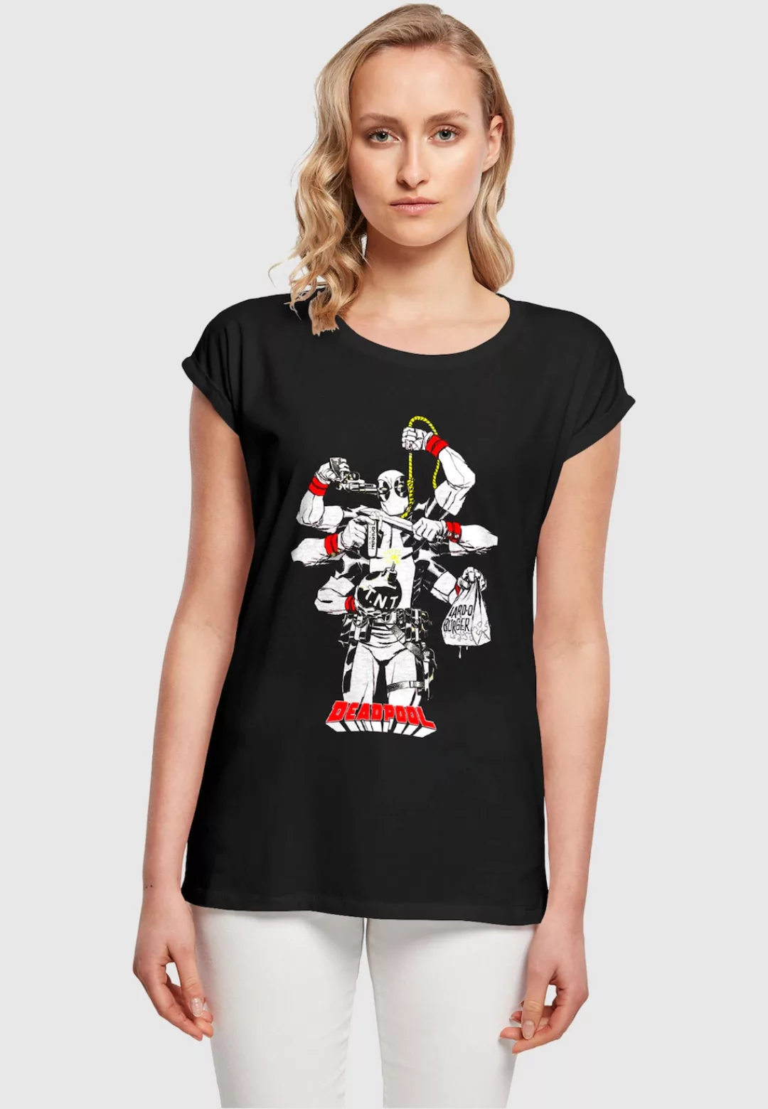 ABSOLUTE CULT T-Shirt "ABSOLUTE CULT Damen Ladies Deadpool - Multitasking T günstig online kaufen