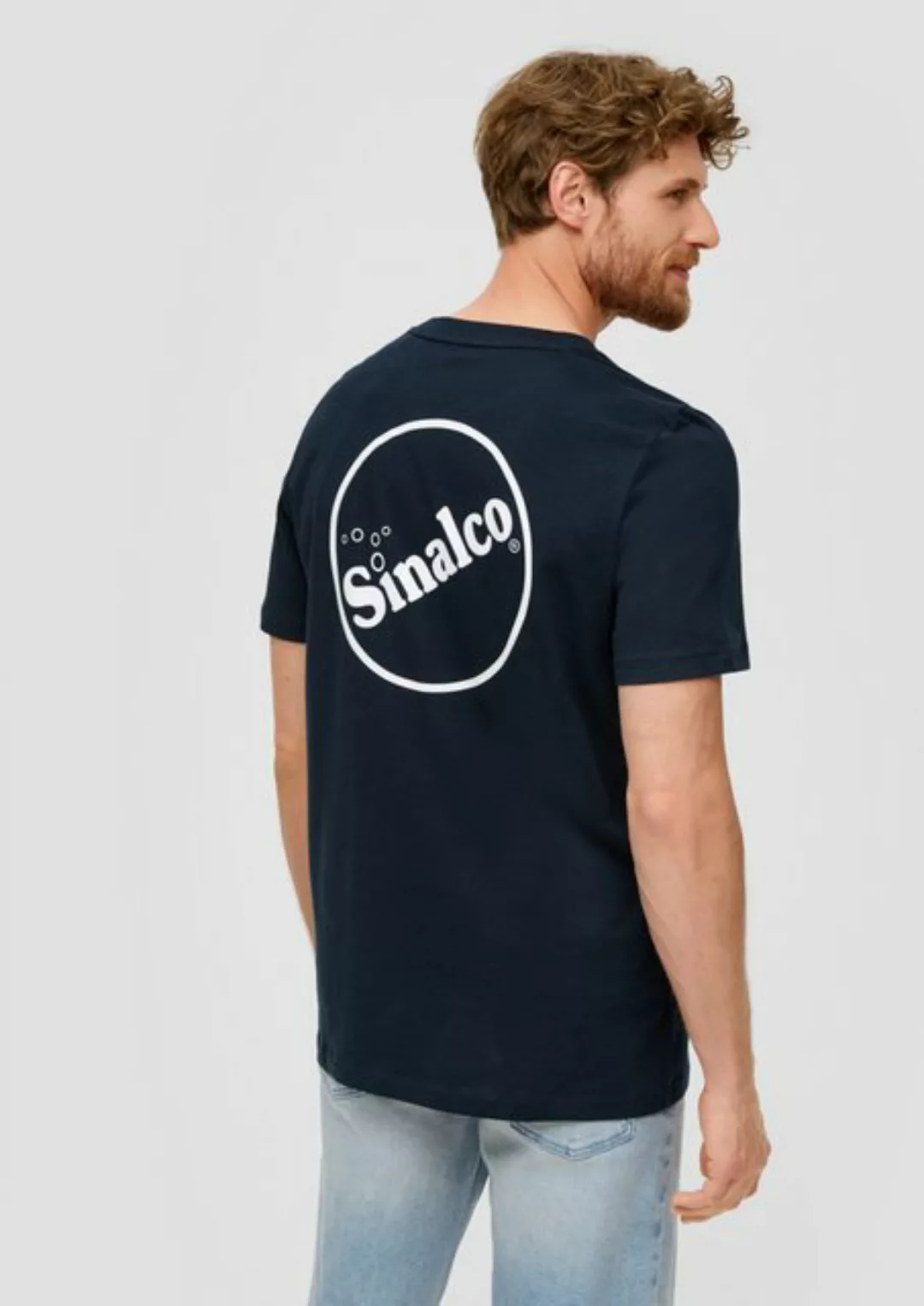 s.Oliver Kurzarmshirt Baumwoll-T-Shirt mit Crew Neck und Sinalco®-Print Art günstig online kaufen