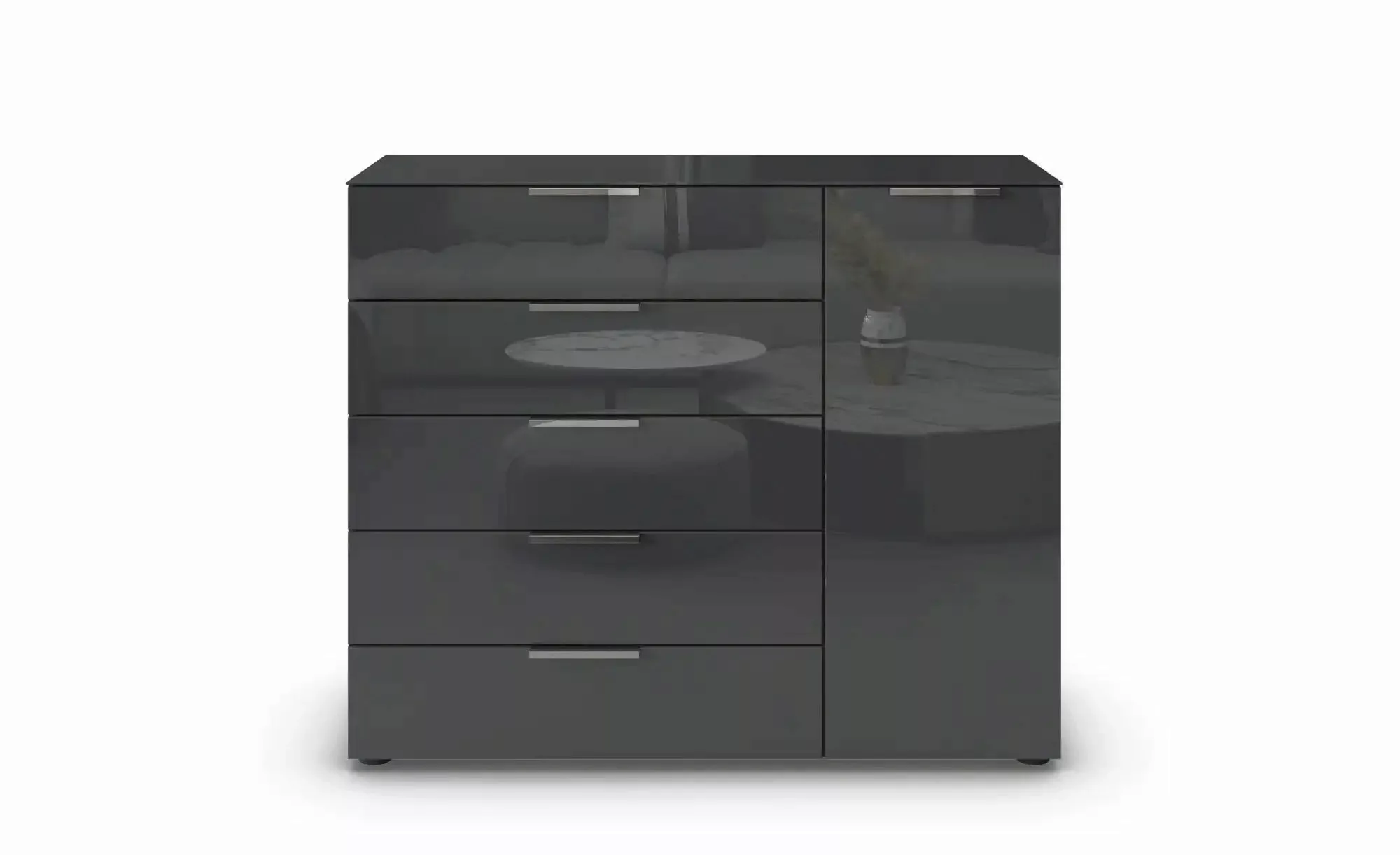 Sideboard   ¦ schwarz ¦ Maße (cm): B: 120 H: 99 Kommoden & Sideboards > Sid günstig online kaufen