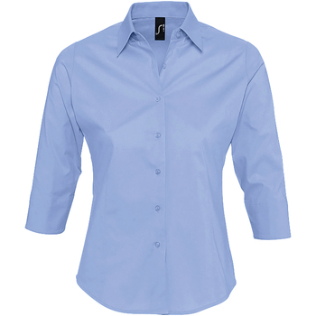 Sols  Blusen EFFECT ELEGANT-CAMISA STRETCH MUJER MANGAS 3/4 de algodon günstig online kaufen