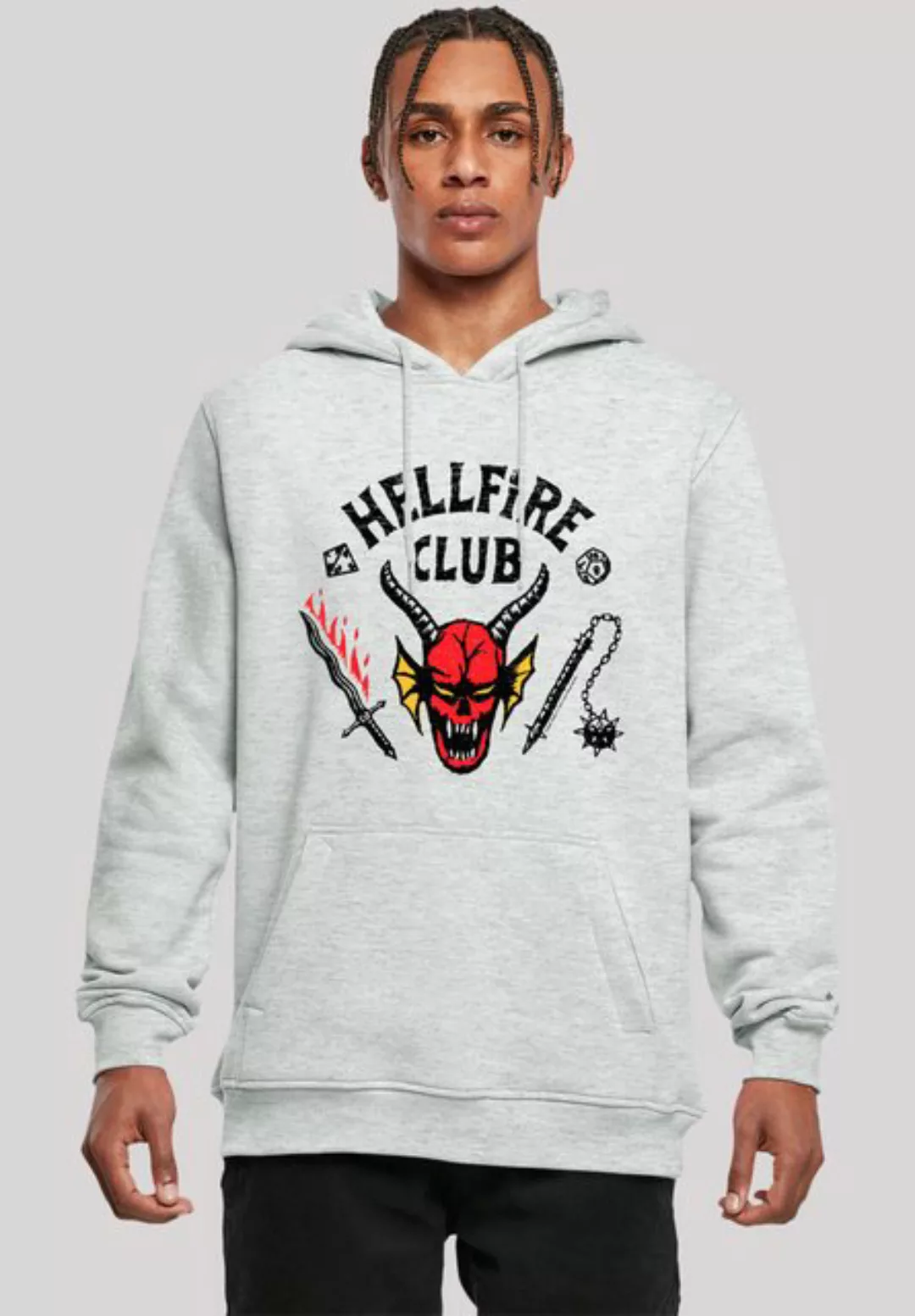 F4NT4STIC Kapuzenpullover Stranger Things Hellfire Club Netflix TV Series P günstig online kaufen