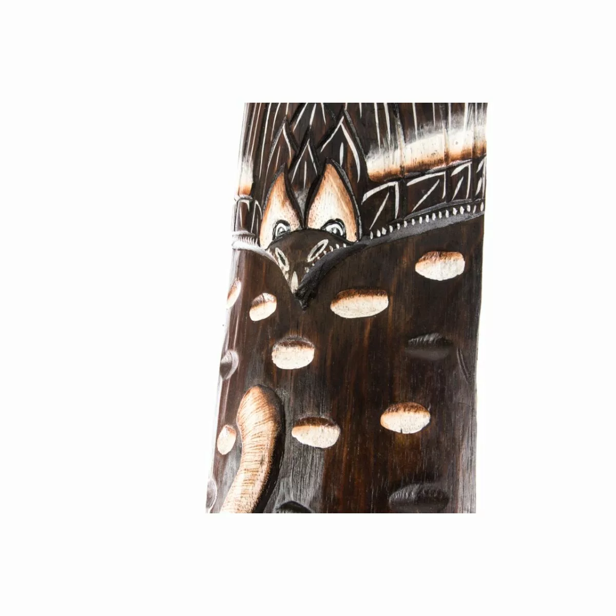 Wanddekoration Dkd Home Decor Beige Holz Dunkelbraun Maske (15 X 6 X 100 Cm günstig online kaufen