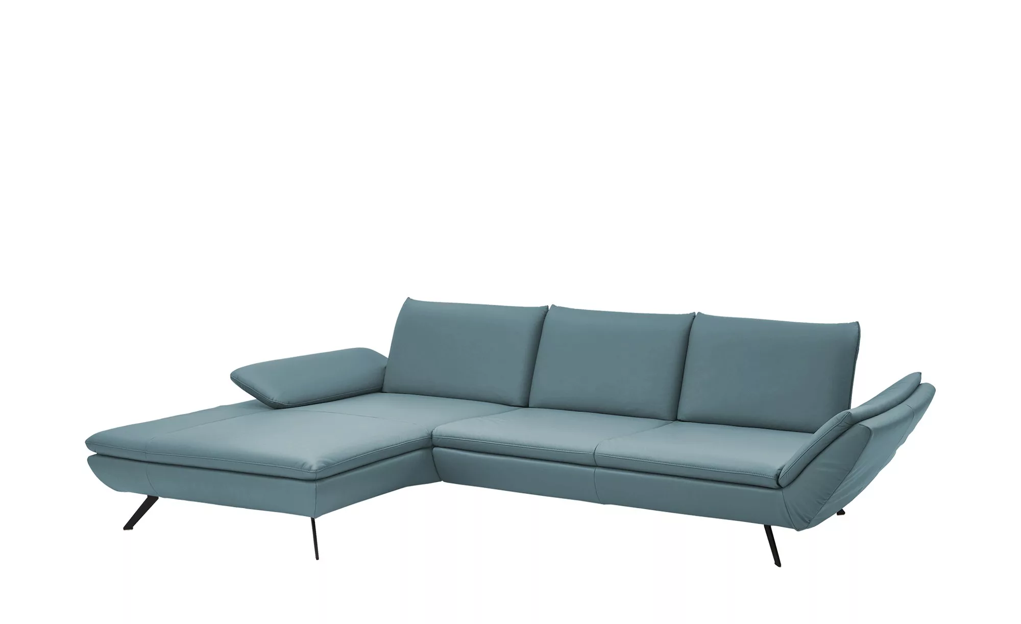 meinSofa Ecksofa  Luca ¦ türkis/petrol ¦ Maße (cm): B: 315 H: 88 T: 190 Pol günstig online kaufen