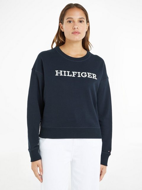 Tommy Hilfiger Sweatshirt REG MONOTYPE EMB SWEATSHIRT mit markanter Hilfige günstig online kaufen