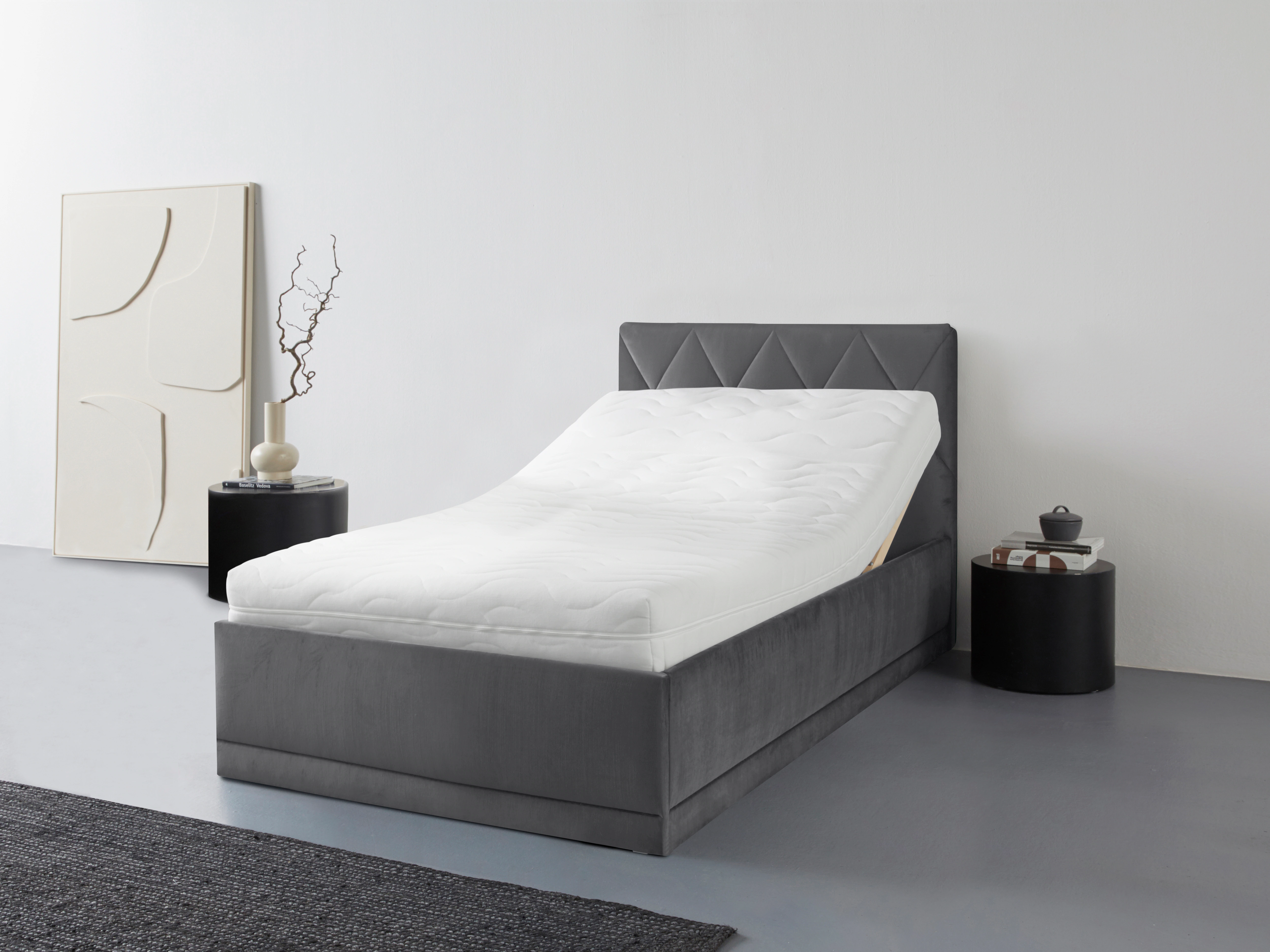 Westfalia Schlafkomfort Polsterbett Adamas, auch mit Bettkasten, Knopfheftu günstig online kaufen