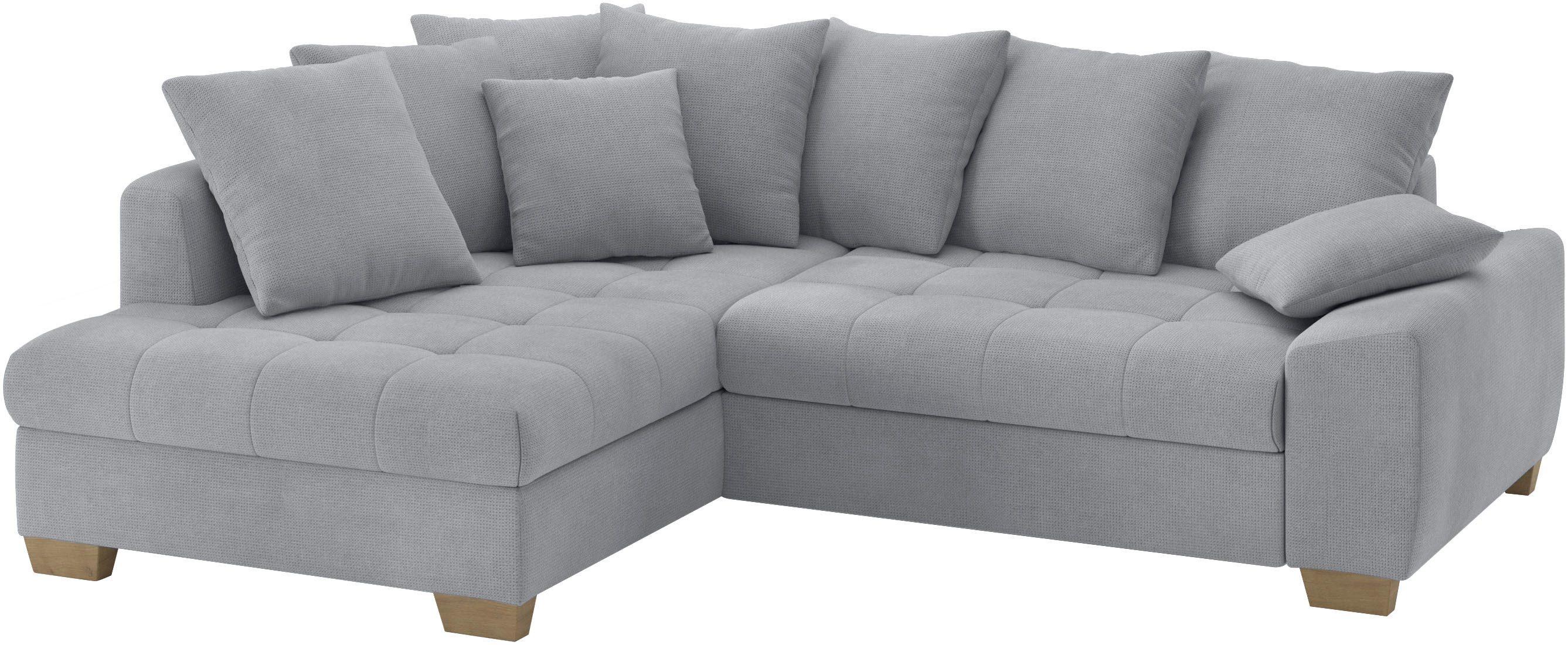 Mr. Couch Ecksofa "Nikita II, L-Form", Wahlweise mit Bettfunktion, Bettkast günstig online kaufen