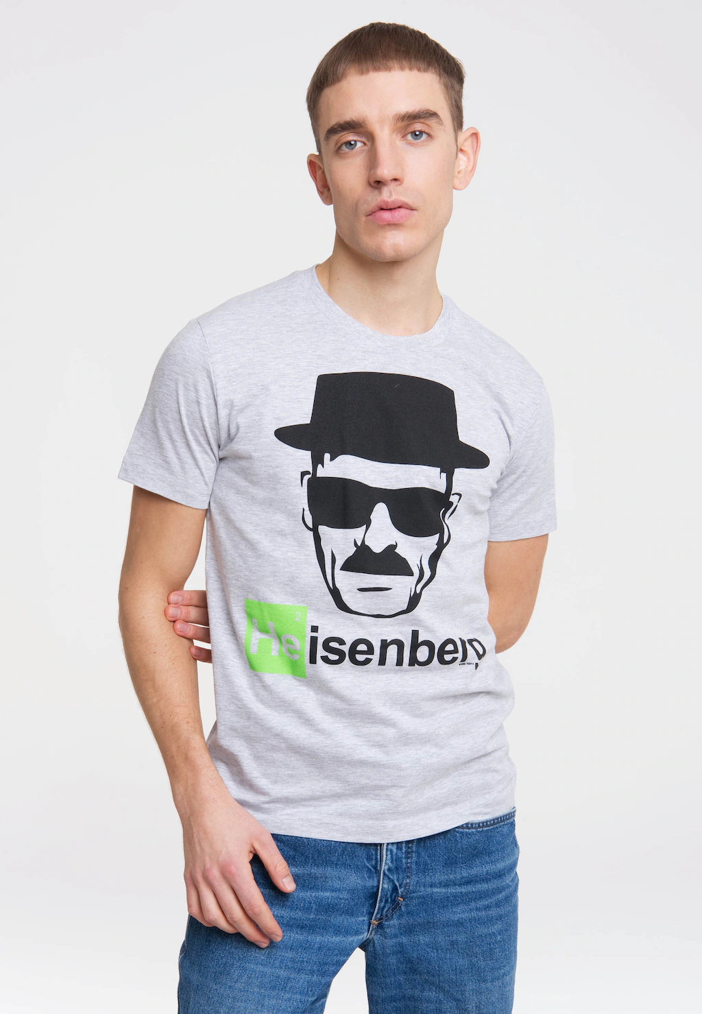 LOGOSHIRT T-Shirt "Heisenberg", mit Front-Print günstig online kaufen