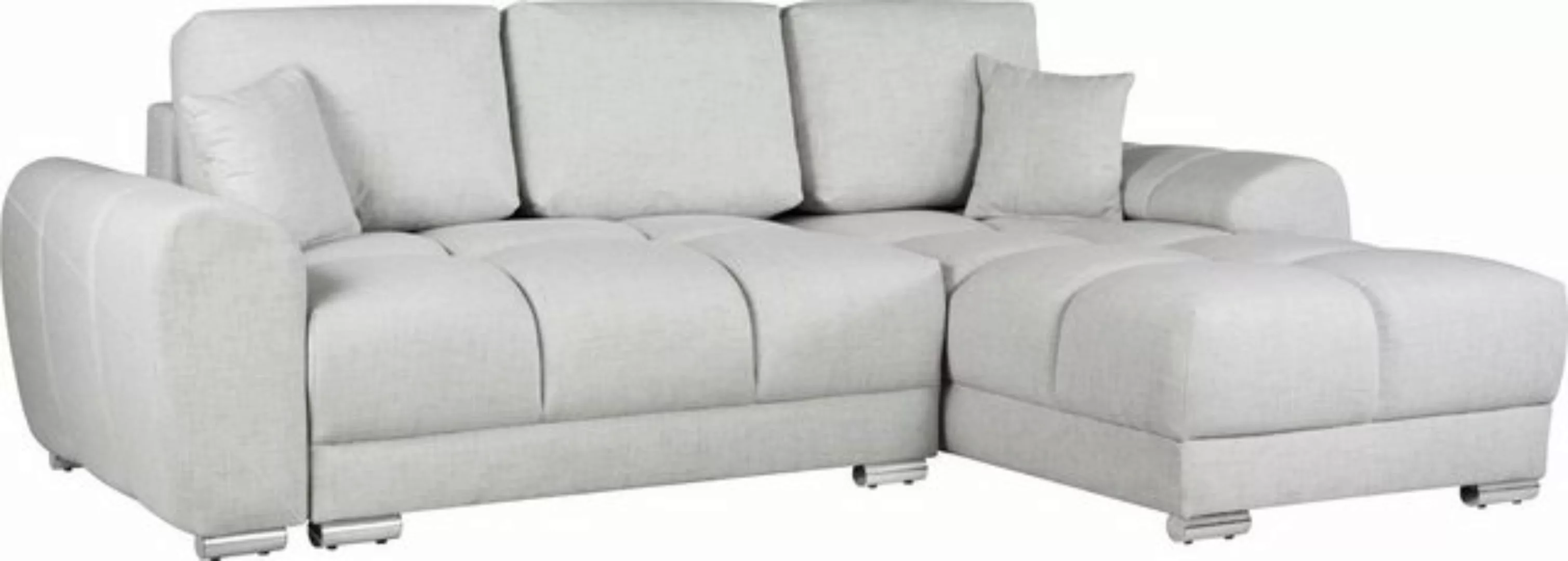 INOSIGN Ecksofa "Azzuro", incl. Bettfunktion und Bettkasten günstig online kaufen