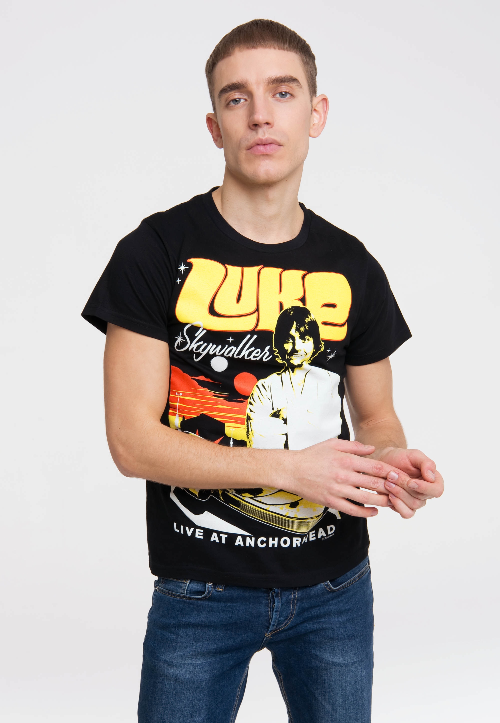 LOGOSHIRT T-Shirt "Star Wars - Luke Skywalker", mit Luke Skywalker-Motiv günstig online kaufen