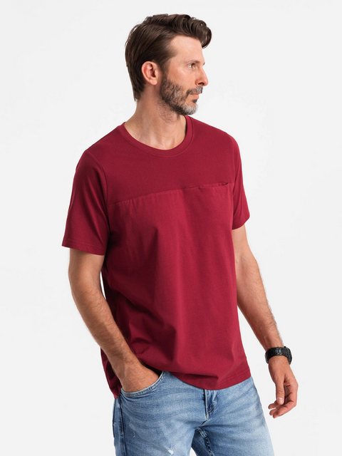 OMBRE T-Shirt Herren-T-Shirt LOOSE FIT mit Tasche günstig online kaufen