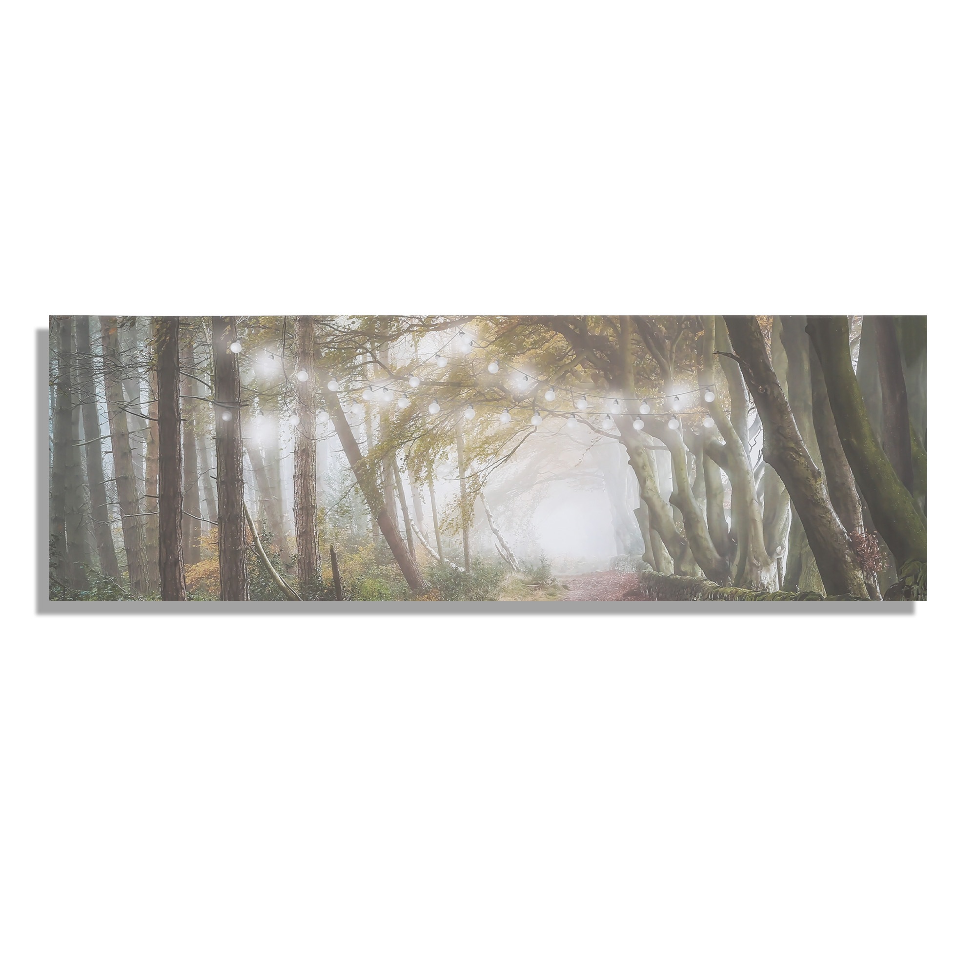 Art for the home LED-Bild "Waldspaziergang LED 30x90cm", (1 St.) günstig online kaufen