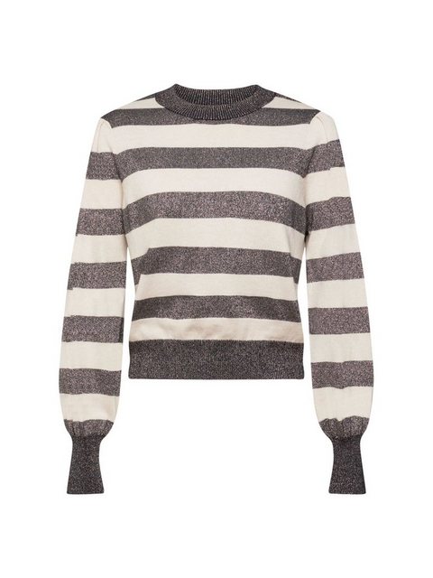 Esprit Collection Rundhalspullover Pullover mit Glitzerstreifen günstig online kaufen