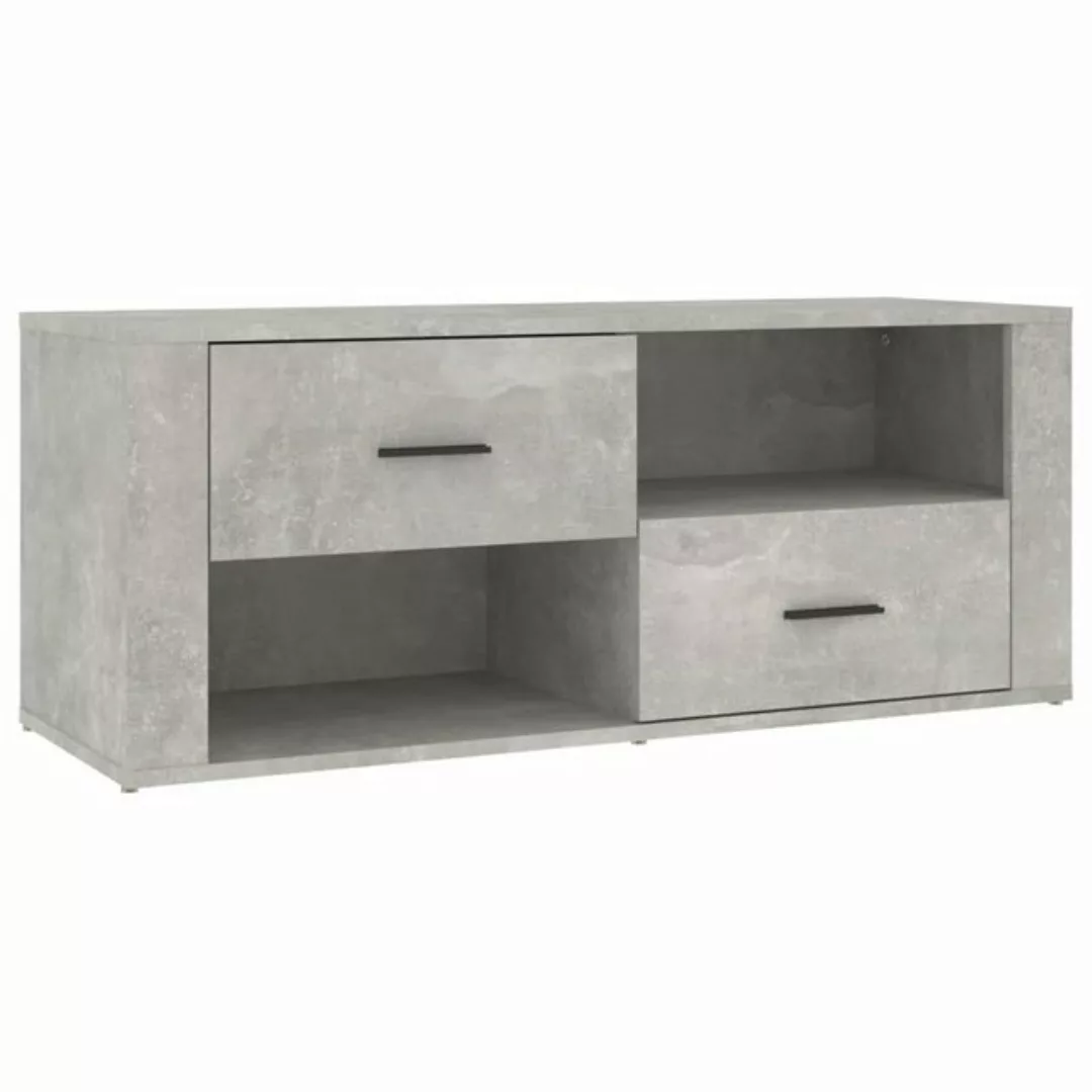 Vidaxl Tv-schrank Betongrau 100x35x40 Cm Holzwerkstoff günstig online kaufen