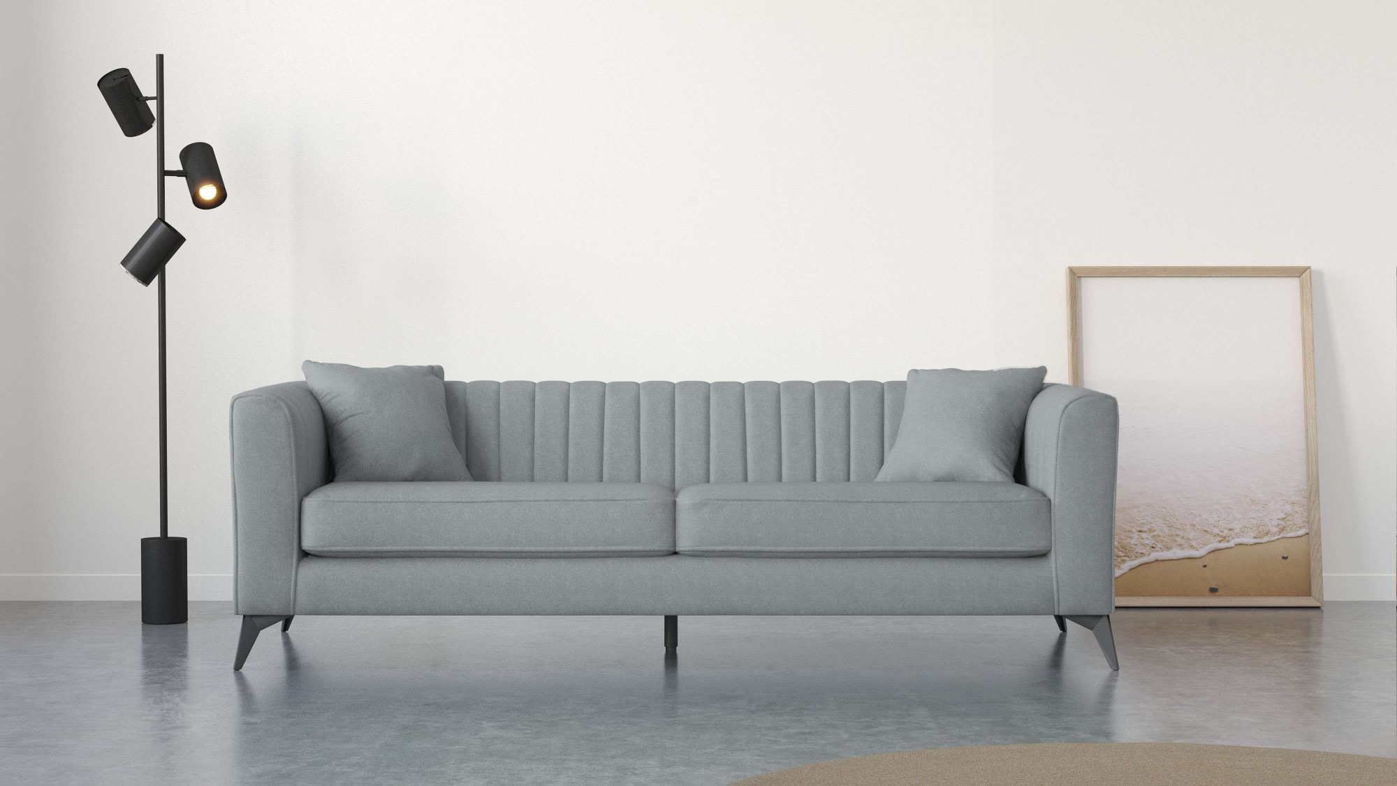 Places of Style 4-Sitzer "MATTHEW elegantes Designsofa, Maße B/T/H: 231/86/ günstig online kaufen