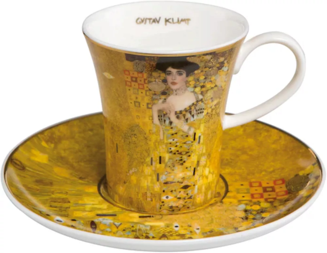 Goebel Espressotasse Gustav Klimt - Adele Bloch-Bauer bunt günstig online kaufen