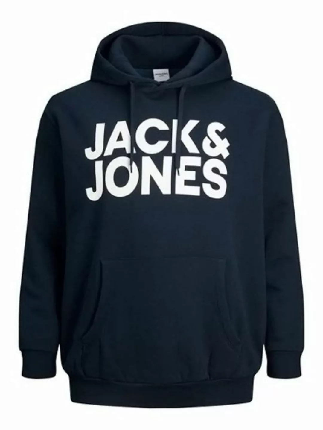 Jack & Jones Herren Hoodie Kapuzenpullover JJECORP LOGO - Regular Fit Pluss günstig online kaufen