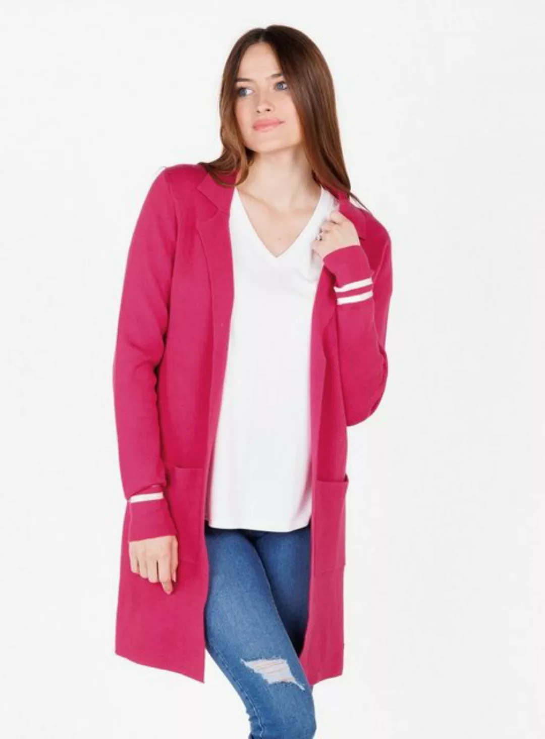 Key Largo Longstrickjacke WKN COLLEGE jacket günstig online kaufen