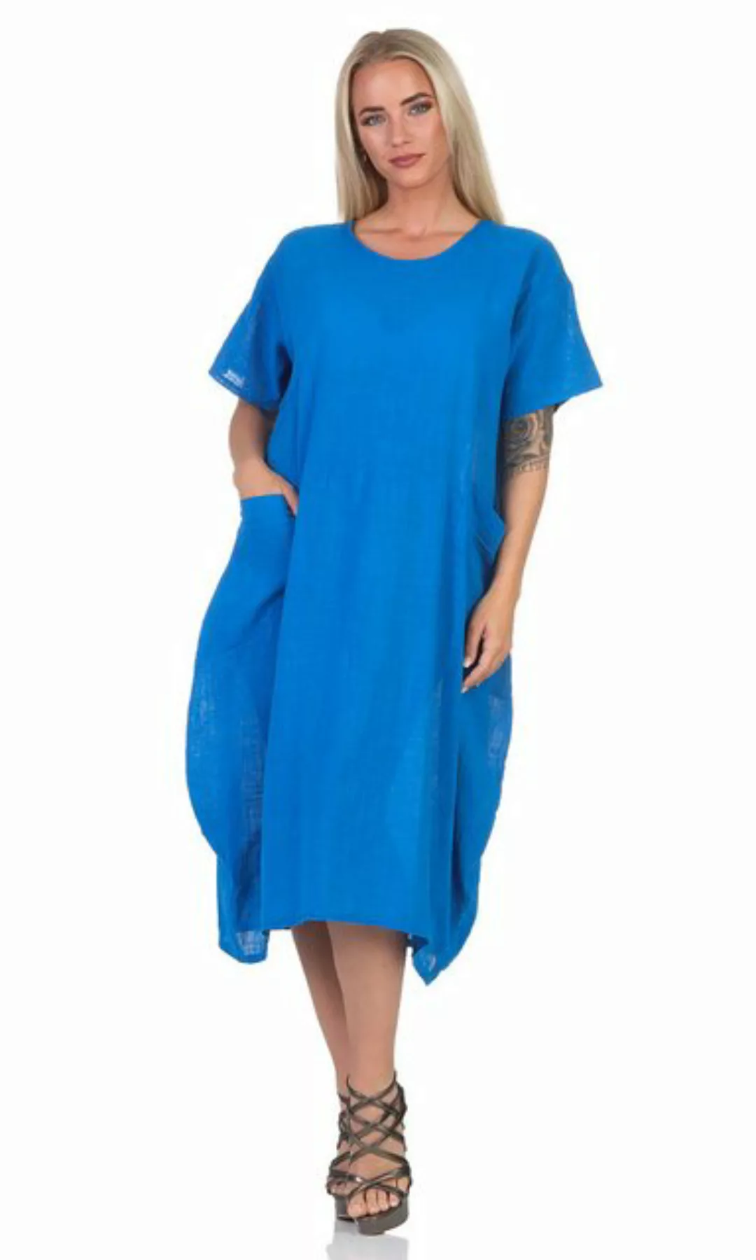 Mississhop Sommerkleid Leicht und Lebendig – 100 % Baumwollkleid M.387 günstig online kaufen