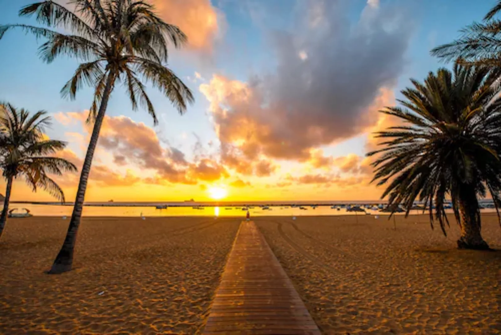 Papermoon Fototapete »Santa Cruz Beach« günstig online kaufen