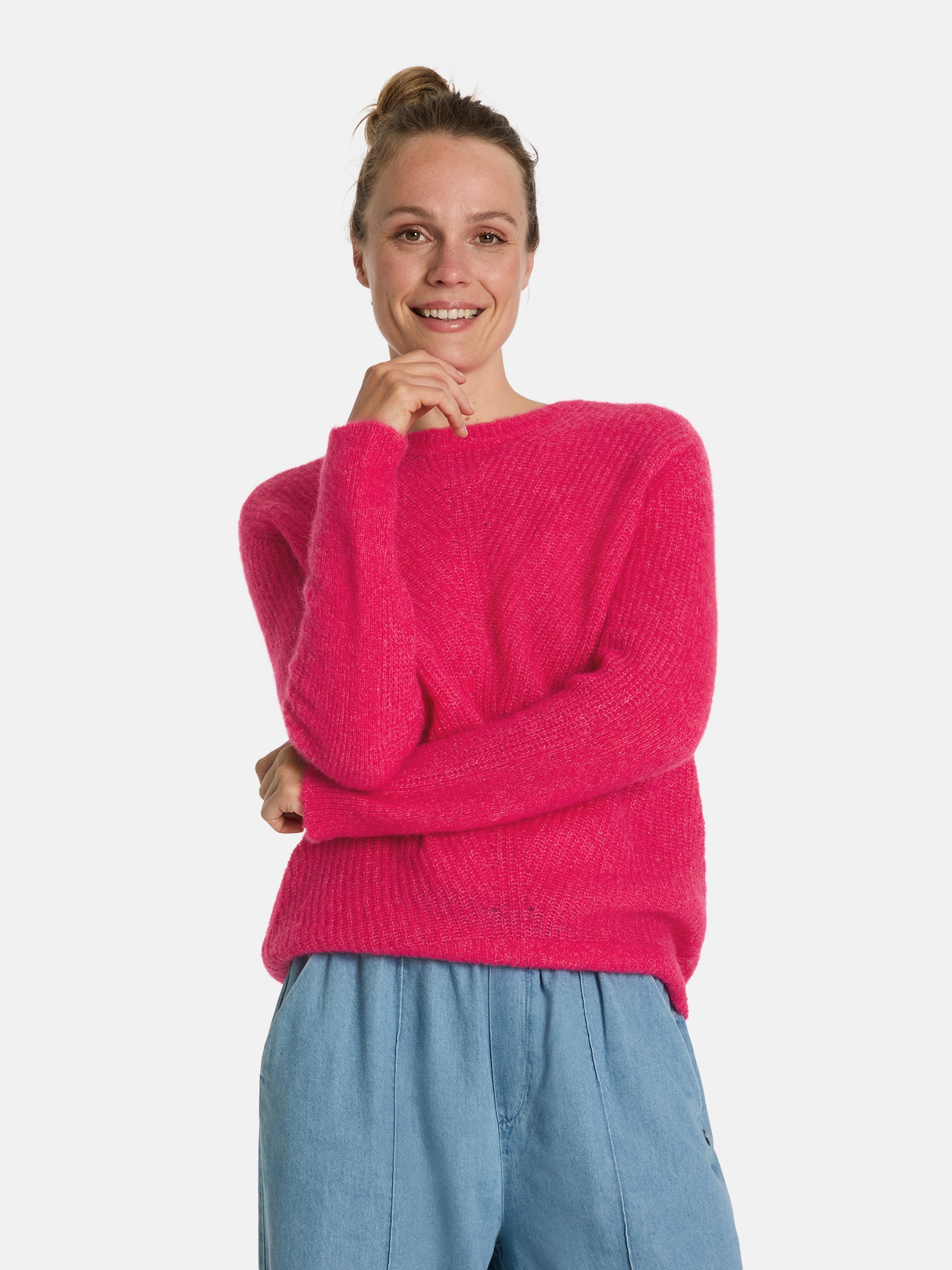Lieblingsstück Strickpullover "Babro", Rundhals mit Alpakawolle günstig online kaufen