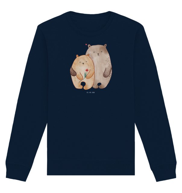 Mr. & Mrs. Panda Longpullover Größe XS Bären Liebe - French Navy - Geschenk günstig online kaufen