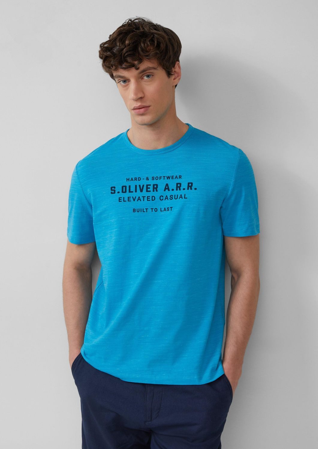 s.Oliver T-Shirt melierte Optik günstig online kaufen