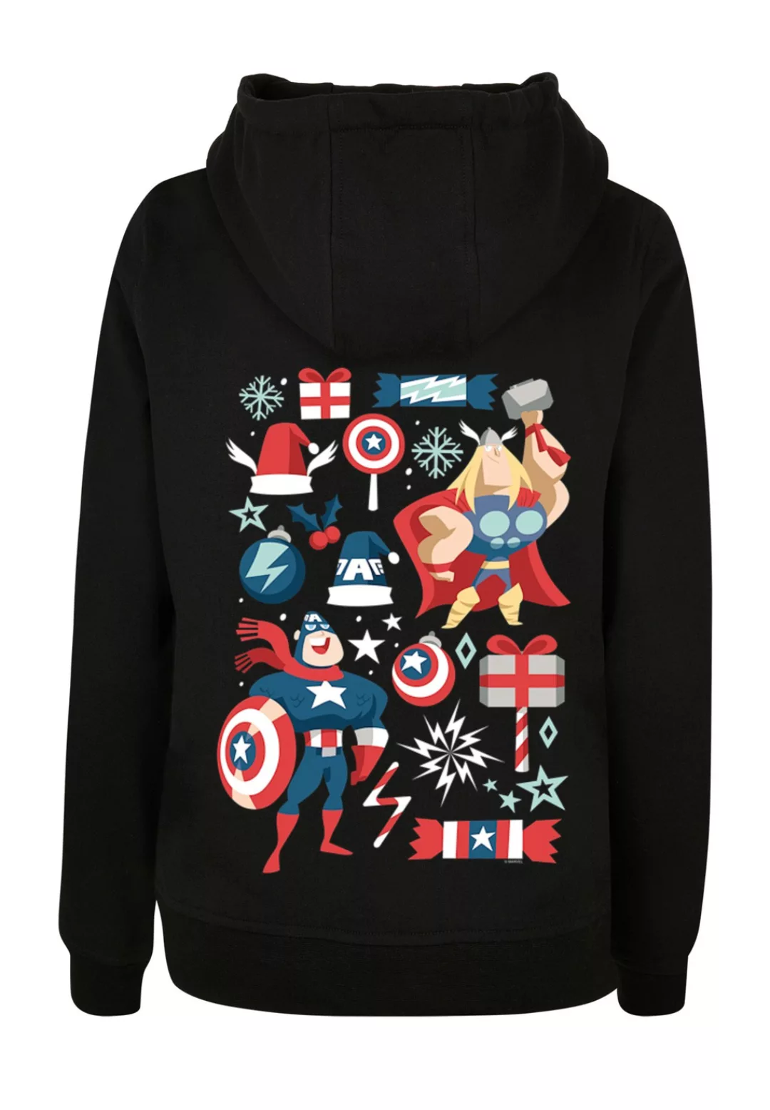 F4NT4STIC Kapuzenpullover "Marvel Universe Christmas Lebkuchen", Print günstig online kaufen